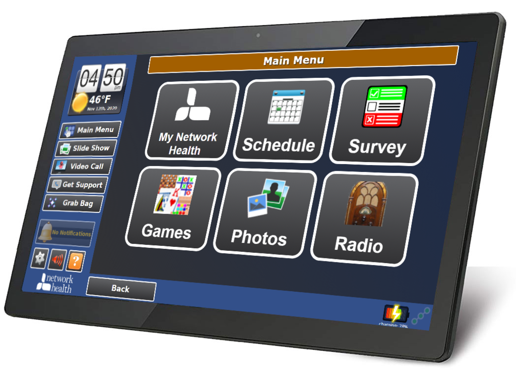 network-health-main-menu-on-angled-touchscreen_1024 GrandCare System
