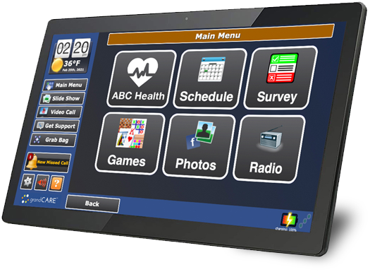 HIPAA-compliant telehealth platform and senior home monitoring system