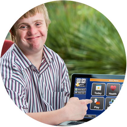 GrandCare provides assistive technology and remote supports for individuals with intellectual and developmental disabilities