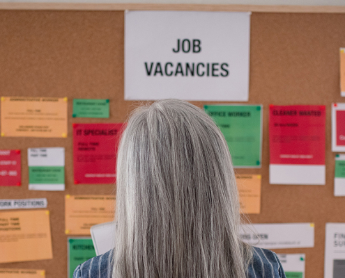 Job vacancies noticeboard