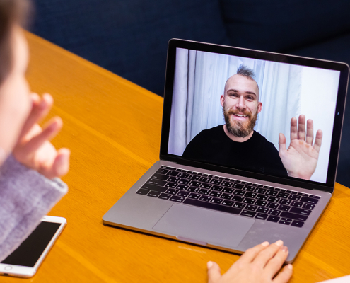video chat for remote supports